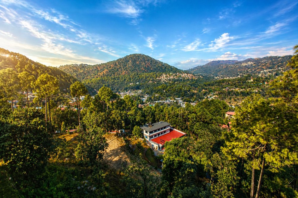 Aranya Tara aerial view — nestled in Nainital hills