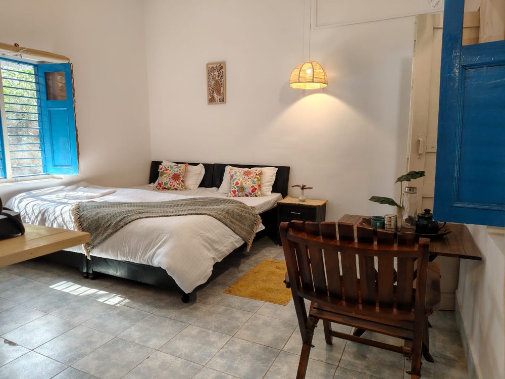 Comfortable twin room at Aranya Tara, Nainital